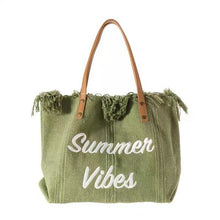 Load image into Gallery viewer, Summer Vibes Beach Bag