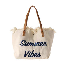 Load image into Gallery viewer, Summer Vibes Beach Bag