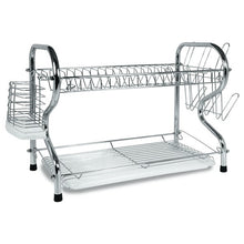 Load image into Gallery viewer, Better Chef 22 Inch 2-Level R-Shaped Dish Rack