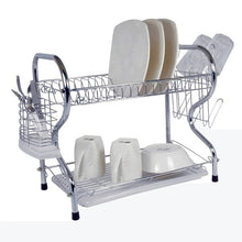 Load image into Gallery viewer, Better Chef 22 Inch 2-Level R-Shaped Dish Rack