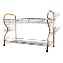 Load image into Gallery viewer, Better Chef 22 Inch 2-Level R-Shaped Dish Rack