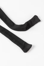 Load image into Gallery viewer, Black Knotted Straps Patch Pocket Wide Leg Jumpsuit