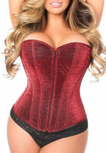 Load image into Gallery viewer, Red Glitter Corset