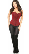 Load image into Gallery viewer, Red Glitter Corset