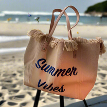 Load image into Gallery viewer, Summer Vibes Beach Bag