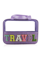 Load image into Gallery viewer, Purple Travel Makeup Bag