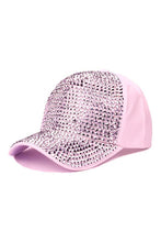 Load image into Gallery viewer, Front Embellished Bling Rhinestone Baseball Cap