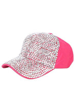 Load image into Gallery viewer, Front Embellished Bling Rhinestone Baseball Cap