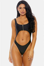 Load image into Gallery viewer, Cut-Out One-Piece Swimsuit