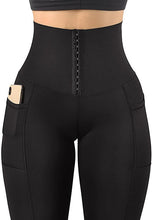 Load image into Gallery viewer, Corset leggings Soft Body Shaper with Pockets