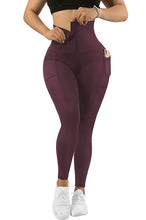 Load image into Gallery viewer, Corset leggings Soft Body Shaper with Pockets