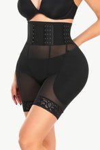 Load image into Gallery viewer, Full Size Breathable Lace Trim Shaping Shorts