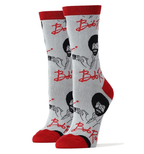 It's Bob Ross - Women's Funny Crew Socks