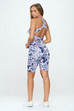 Load image into Gallery viewer, Butterfly print activewear set
