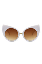 Load image into Gallery viewer, Retro High Pointed Fashion Cat Eye Sunglasses
