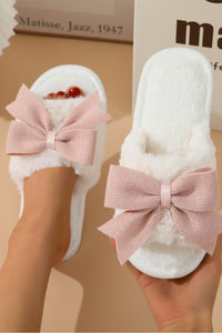 Pink Plush Slippers