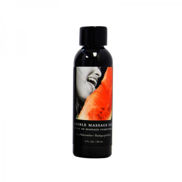 Earthly Body Edible Massage Oil Watermelon 2oz