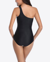 Load image into Gallery viewer, One-Shoulder Sleeveless One-Piece Swimsuit
