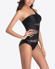 Load image into Gallery viewer, One-Shoulder Sleeveless One-Piece Swimsuit
