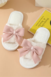 Pink Plush Slippers