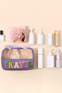 Purple Travel Makeup Bag