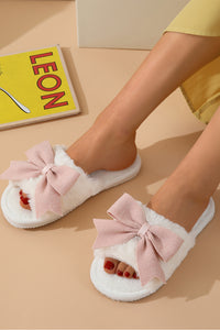 Pink Plush Slippers