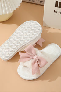 Pink Plush Slippers