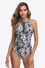 Load image into Gallery viewer, Floral Open Back One-Piece Swimsuit
