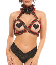 Load image into Gallery viewer, Kitten Collection Red Plaid Body Harness

