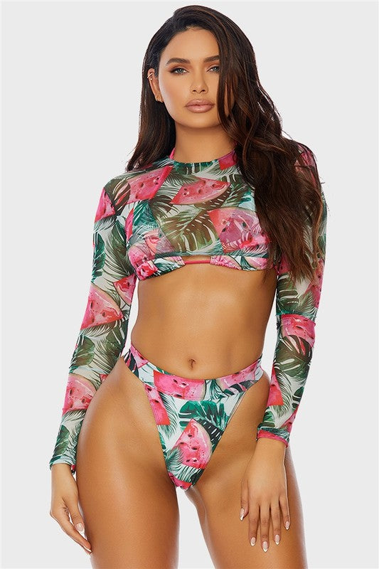 Mesh Bolero Swimwear Top