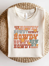 Load image into Gallery viewer, Howdy with Cowboy Hat Graphic Tee
