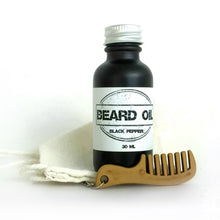 Load image into Gallery viewer, Black Pepper Beard Oil Gift Set

