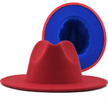 Load image into Gallery viewer, Unisex Two Tone Fedora
