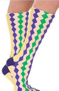 Mardi Gras Socks